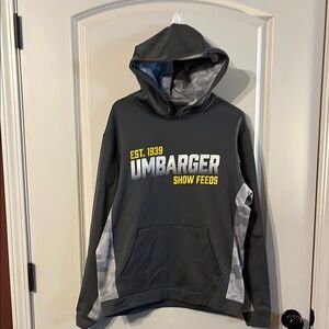 Gray Umbarger Hoodie with Yellow Accents